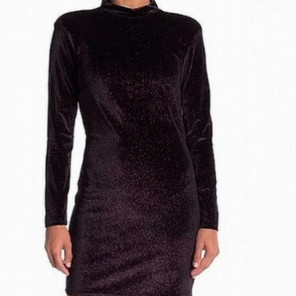 Mellowday Dress Black Shimmer Velvet - Picture 2 of 3